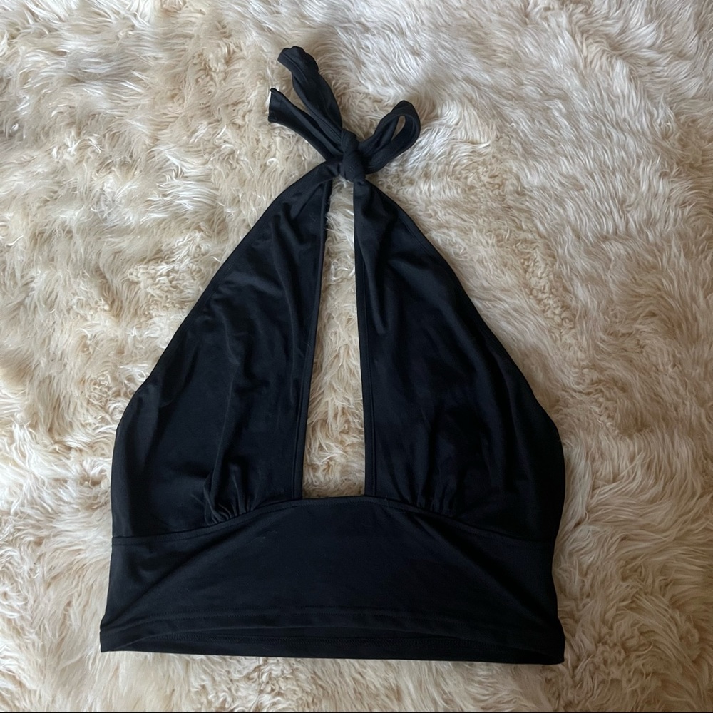 Solid Tie Back Halter Top - image 6